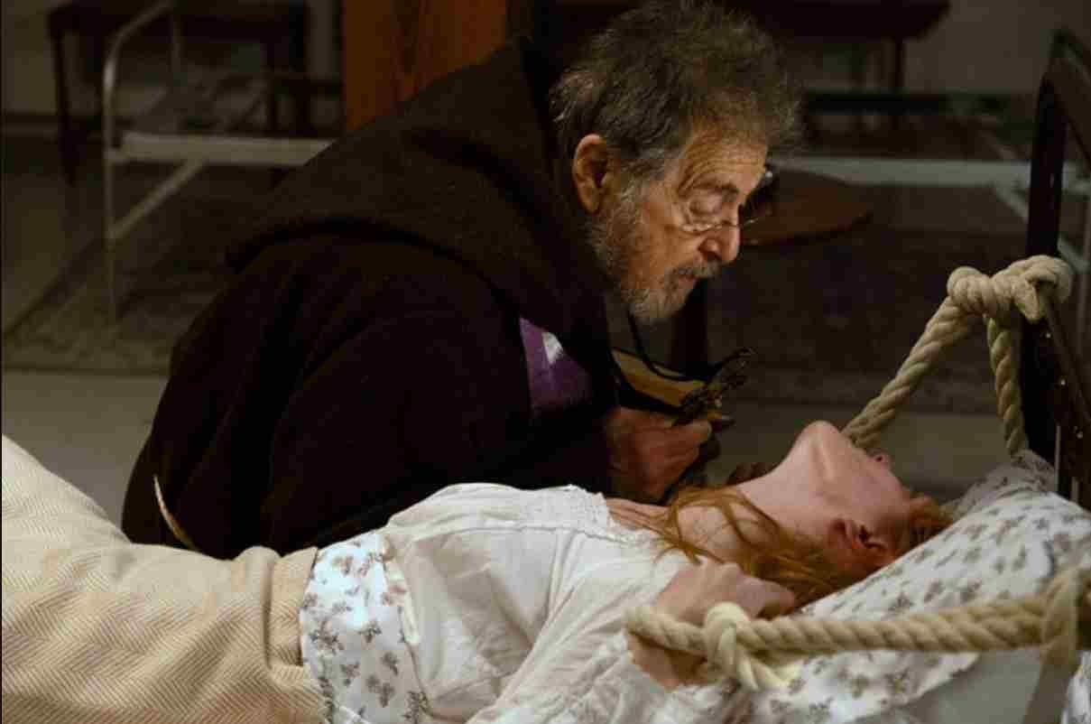 Al Pacino and Abigail Cowen in The Ritual-
