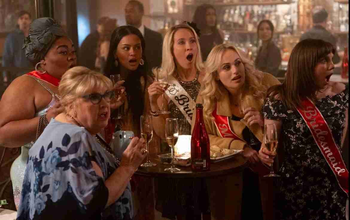 Colleen Camp, Rebel Wilson, Anna Camp, Da'Vine Joy Randolph, and Gigi Zumbado in Bride Hard (2025)-
