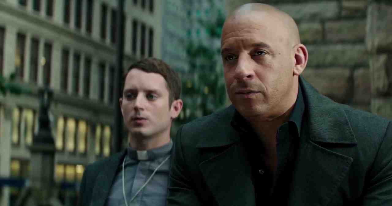 Elijah Wood and Vin Diesel in The Last Witch Hunter (2015)