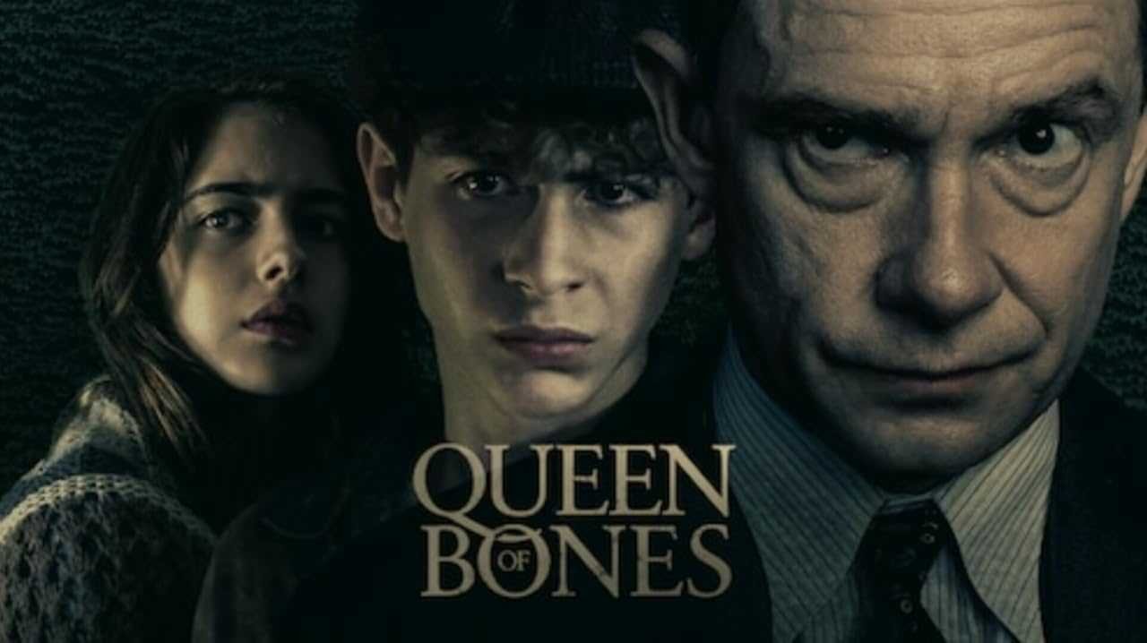 Martin Freeman, Jacob Tremblay and Julia Butters in Queen of Bones (2024)-