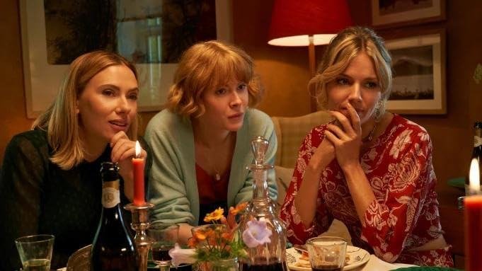 Scarlett Johansson, Sienna Miller, and Emily Beecham in My Mother's Wedding (2023)