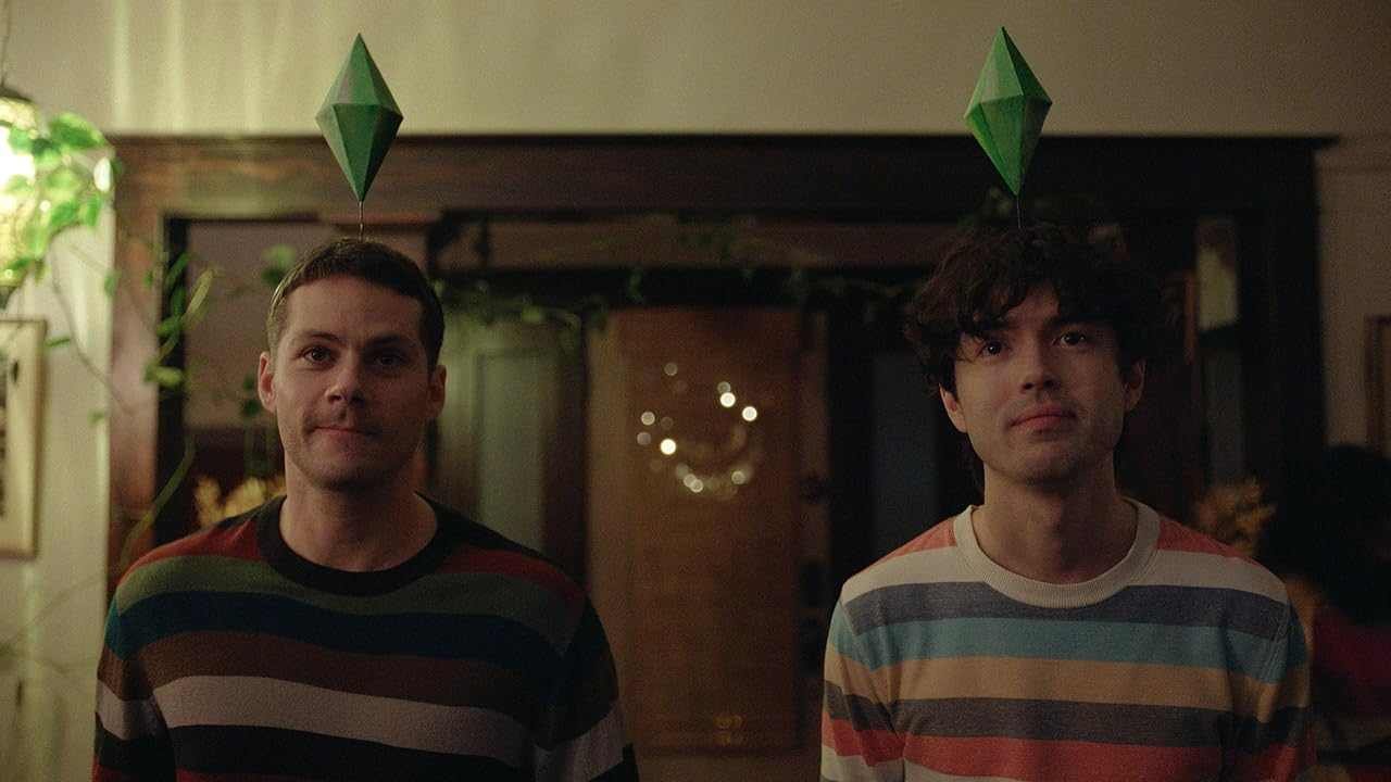 Dylan O'Brien and James Sweeney in Twinless (2025)