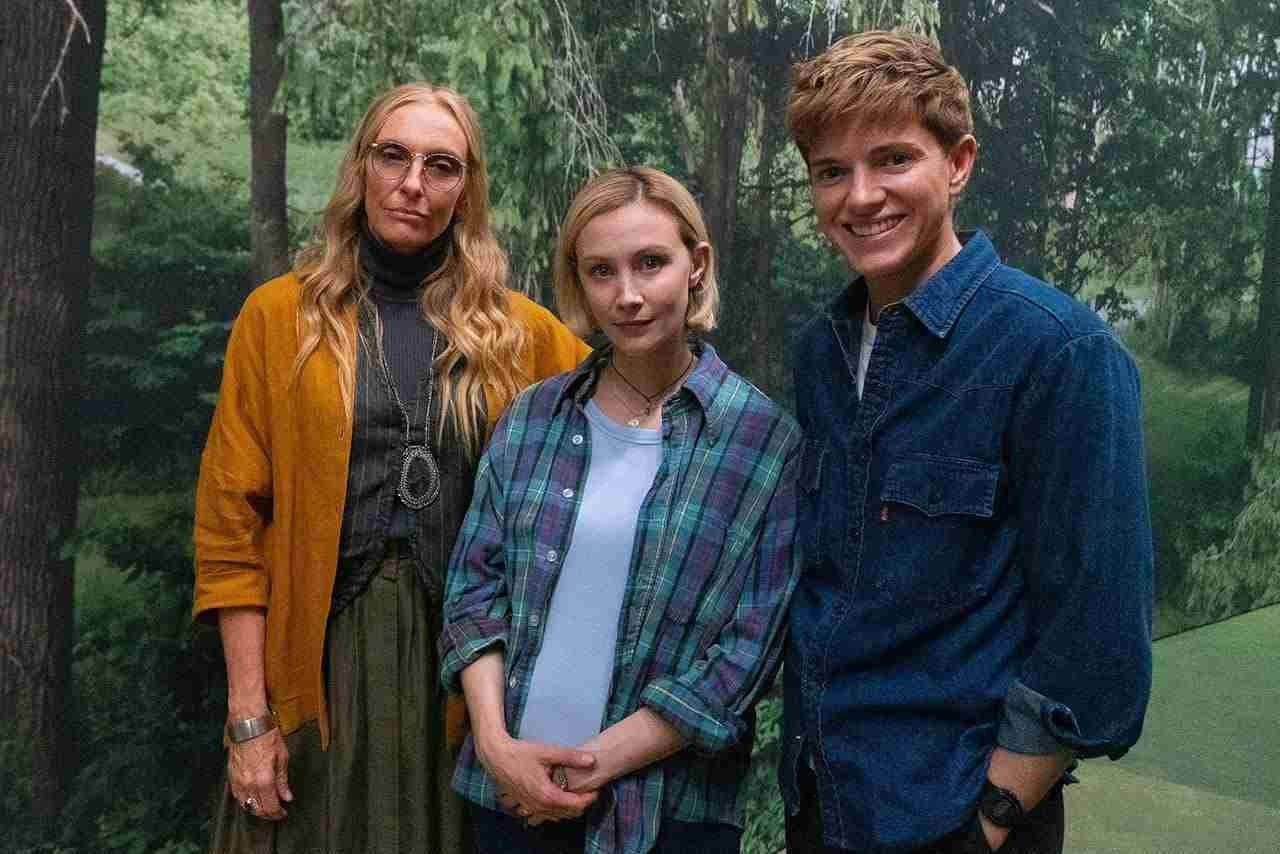 Toni Collette, Sarah Gadon, and Mae Martin in Wayward (2025)